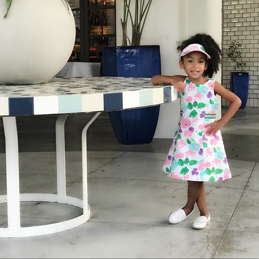 Floral dress for spring